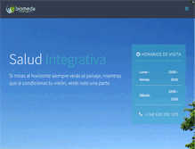 Tablet Screenshot of biomeda.es